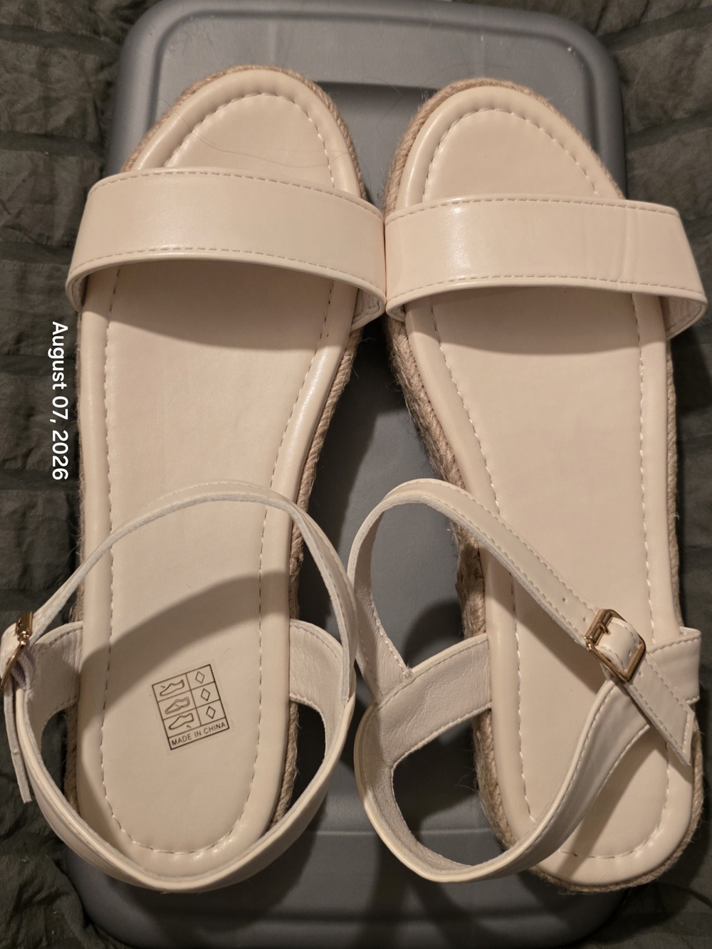Platform Espadrille Strap Sandals